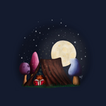 Reading under the fireflies